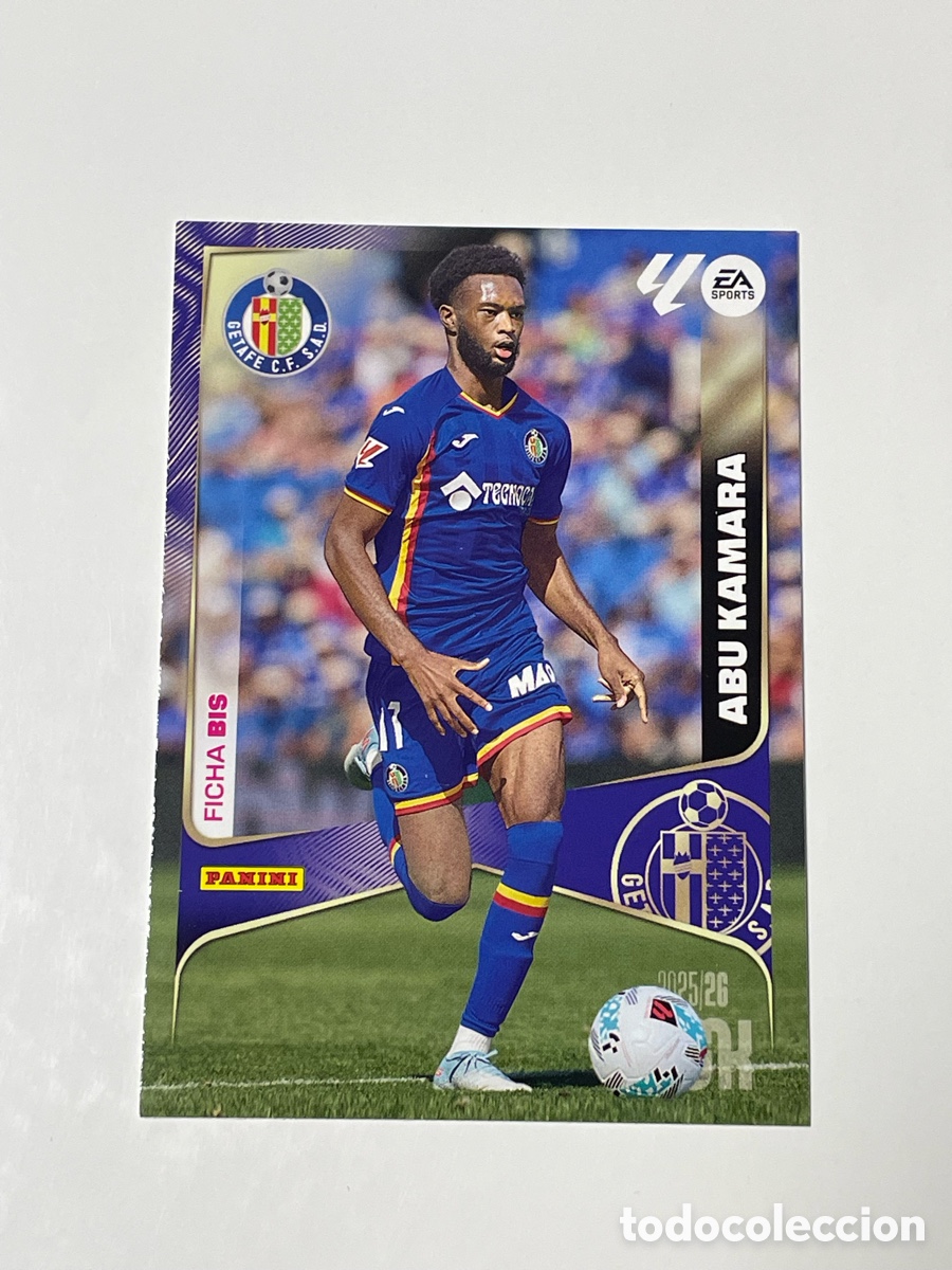 Cromos de f&uacute;tbol: Abu Kamara Getafe Panini Megacracks 2025/26 #176 BIS