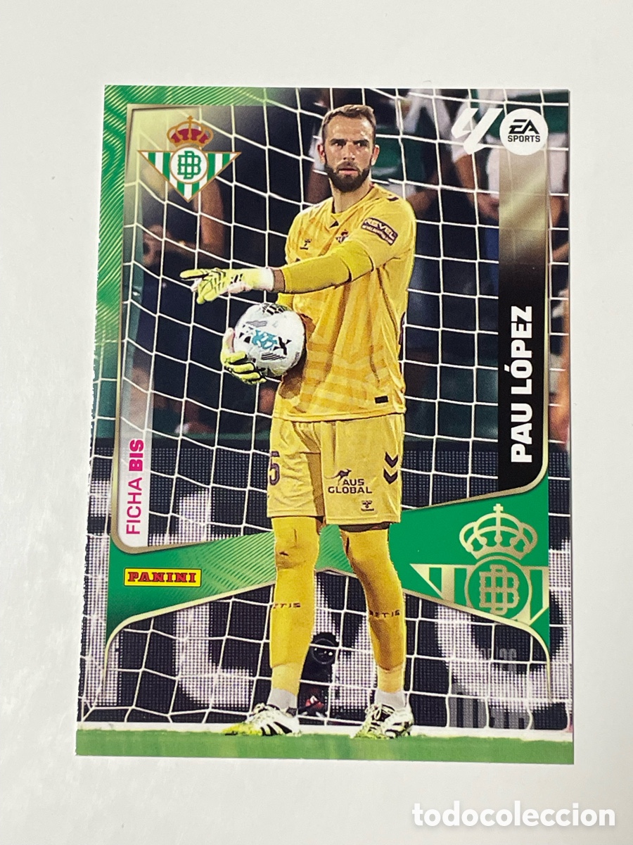 Cromos de f&uacute;tbol: Pau L&oacute;pez Betis Panini Megacracks 2025/26 #93 BIS