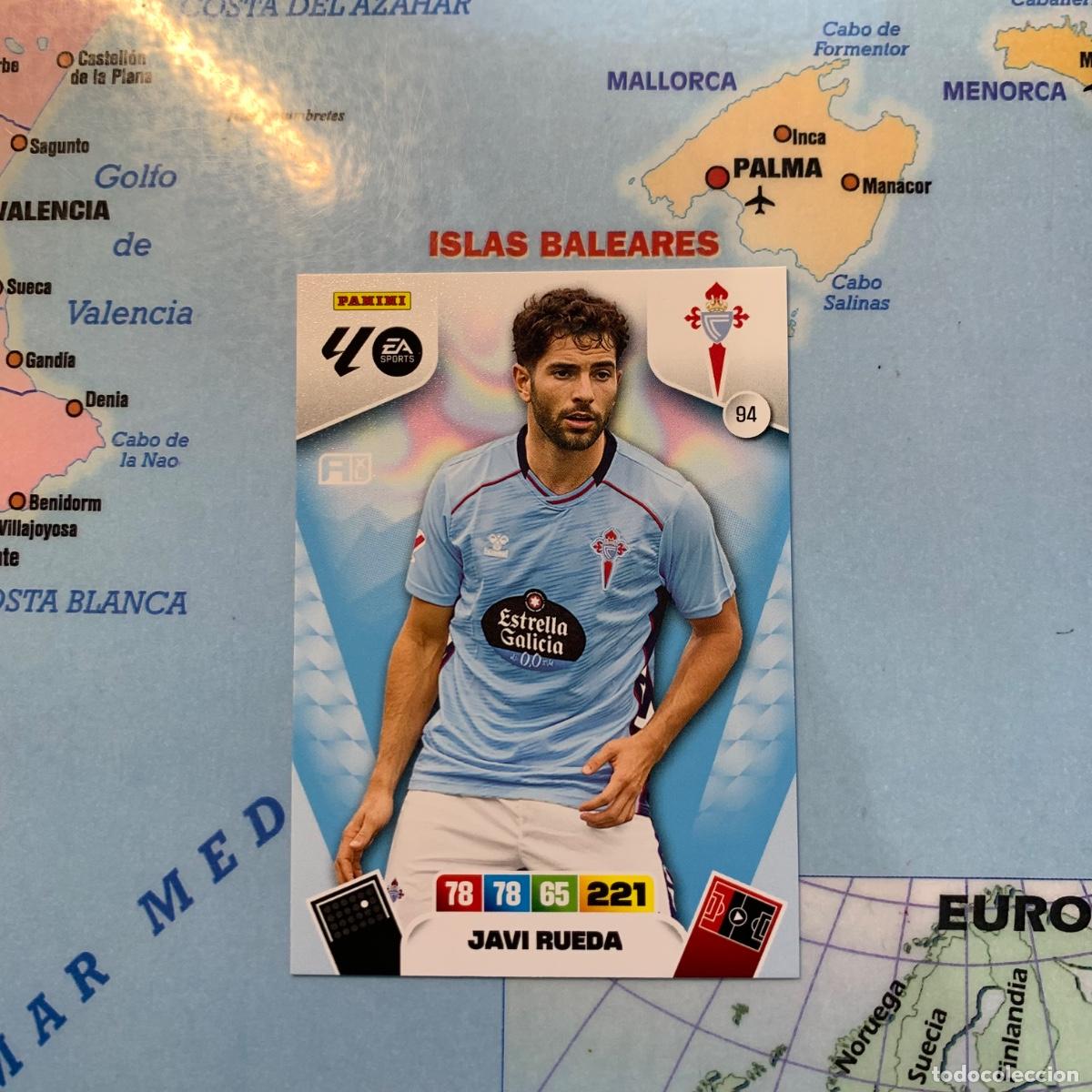 Cromos de f&uacute;tbol: Javi Rueda n&uacute;mero 94 del Celta cromo adrenalyn XL 25-26 2025-2026