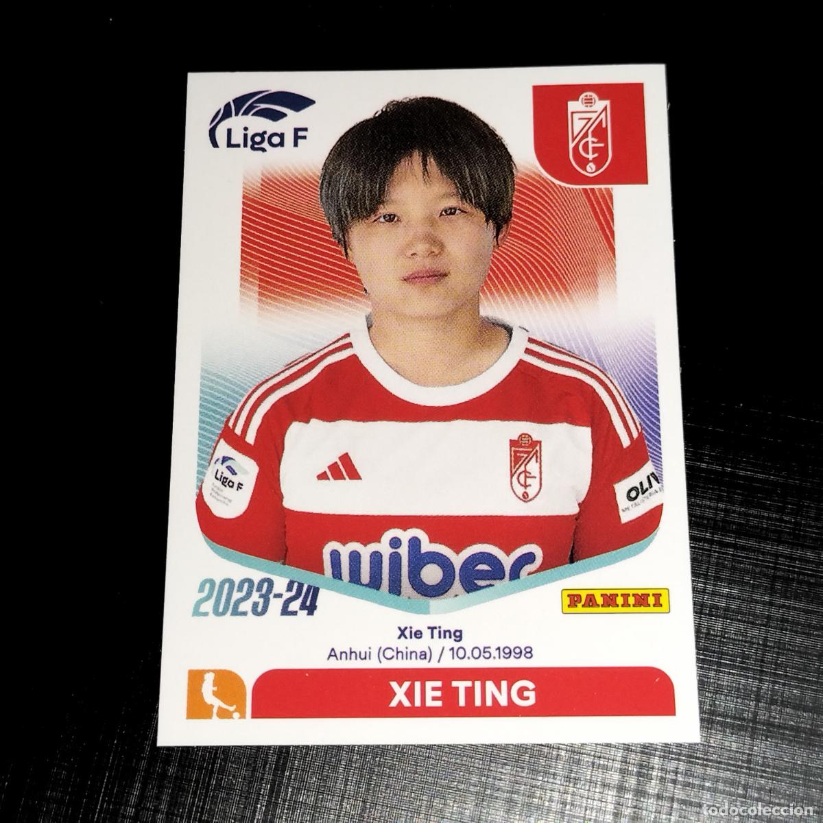 Cromos de f&uacute;tbol: N&ordm; 135 XIE TING GRANADA CROMOS LIGA F FEMENINA PANINI 2023 2024 23 24