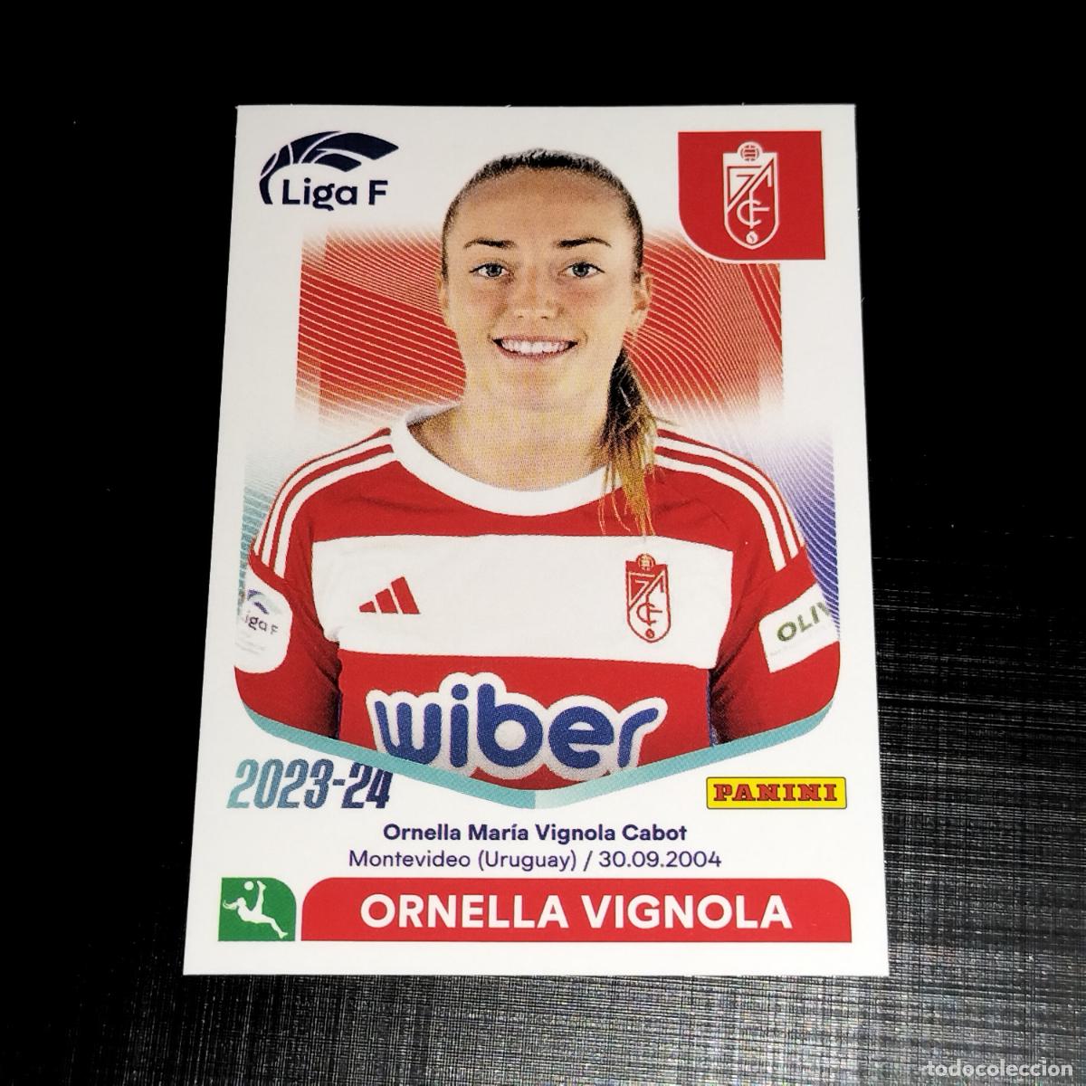 Cromos de f&uacute;tbol: N&ordm; 136 ORNELLA VIGNOLA GRANADA CROMOS LIGA F FEMENINA PANINI 2023 2024 23 24