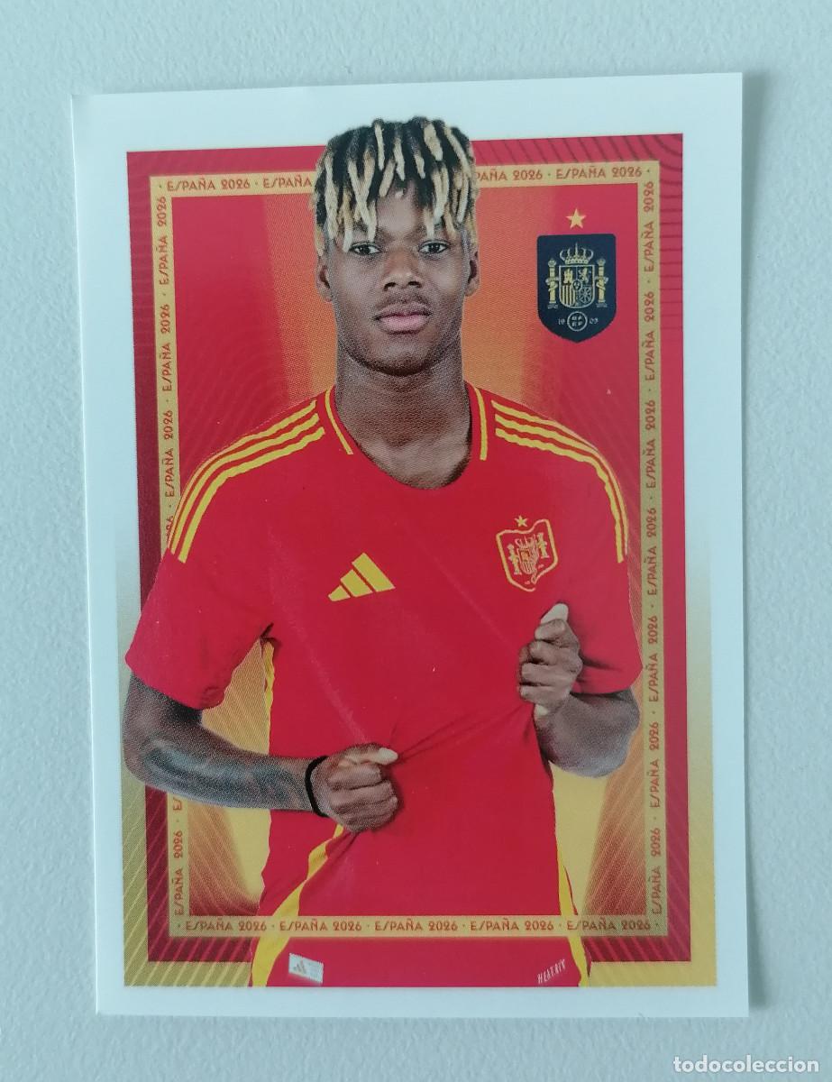 Football Stickers: 59 y 60 NICO WILLIAMS selecci&oacute;n espa&ntilde;ola panini carrefour 2026
