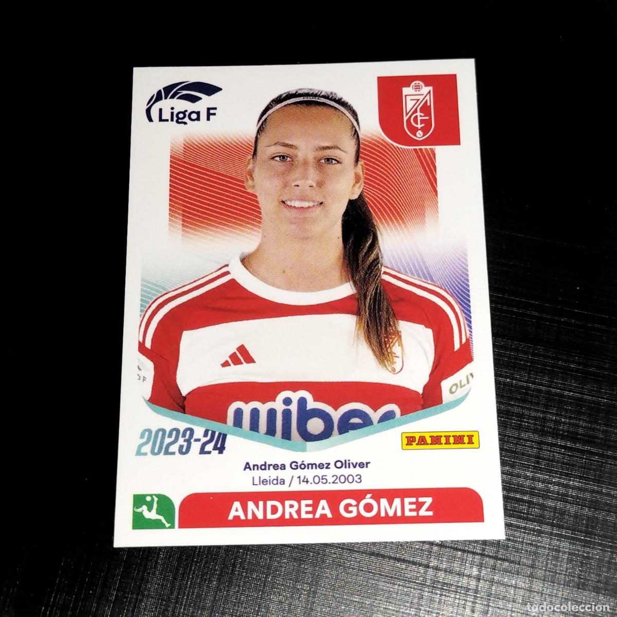 Football Stickers: N&ordm; 139 ANDREA GOMEZ GRANADA CROMOS LIGA F FEMENINA PANINI 2023 2024 23 24