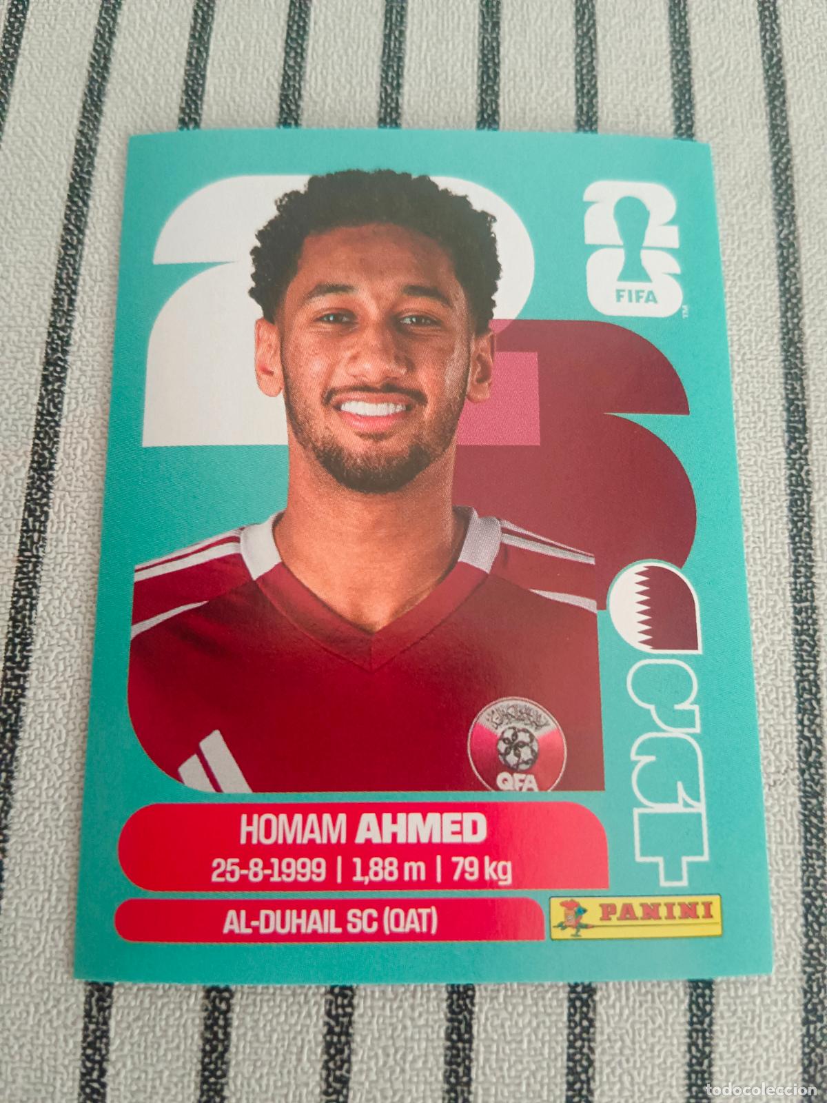 Football Stickers: MUNDIAL 2026 ESTADOS UNIDOS USA MEXICO MEJICO CANADA QAT 5 QAT5 HOMAM AHMED QATAR FIFA