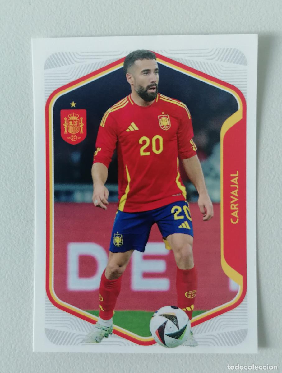 Football Stickers: 16 CARVAJAL selecci&oacute;n espa&ntilde;ola panini carrefour 2026