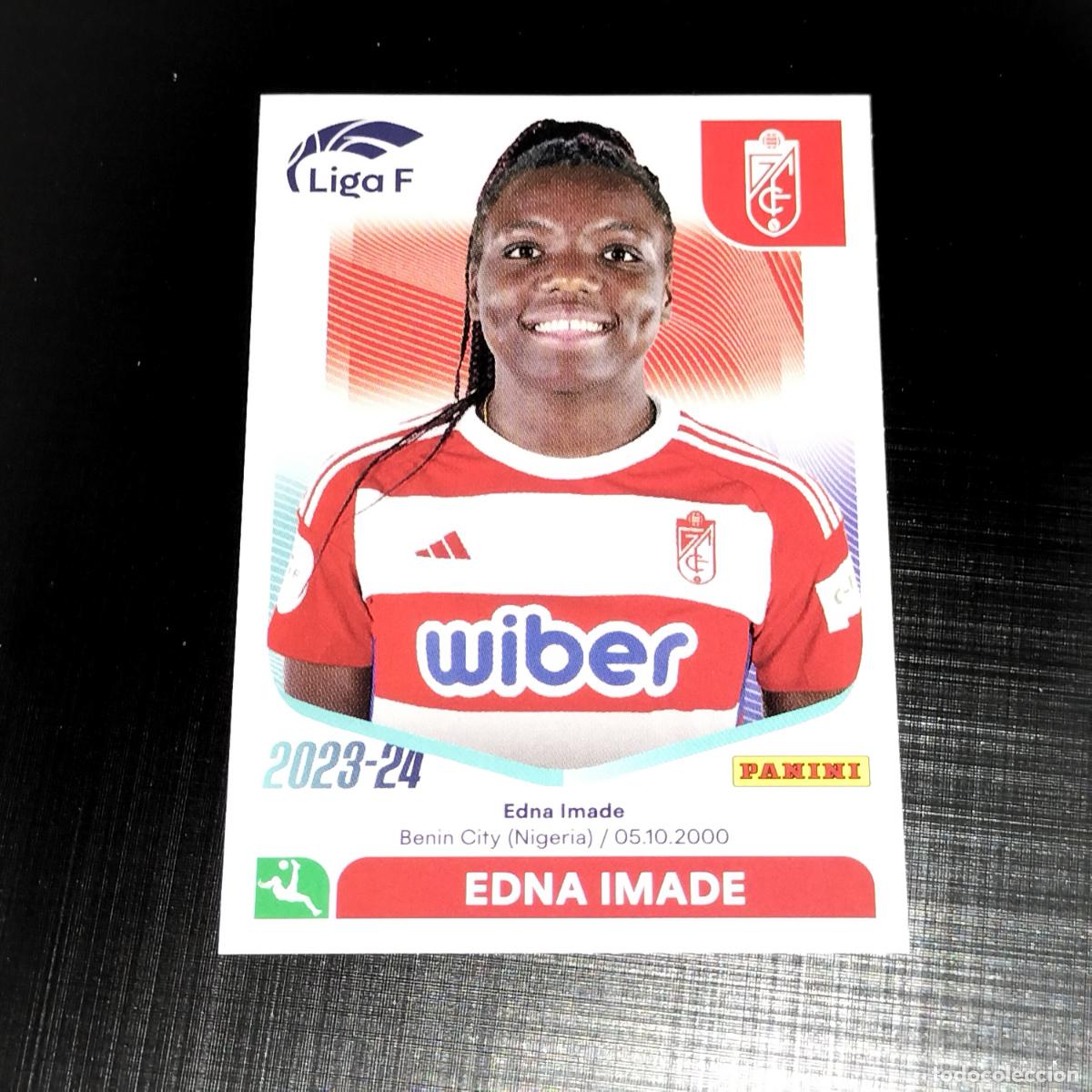 Football Stickers: N&ordm; 141 EDNA IMADE GRANADA CROMOS LIGA F FEMENINA PANINI 2023 2024 23 24