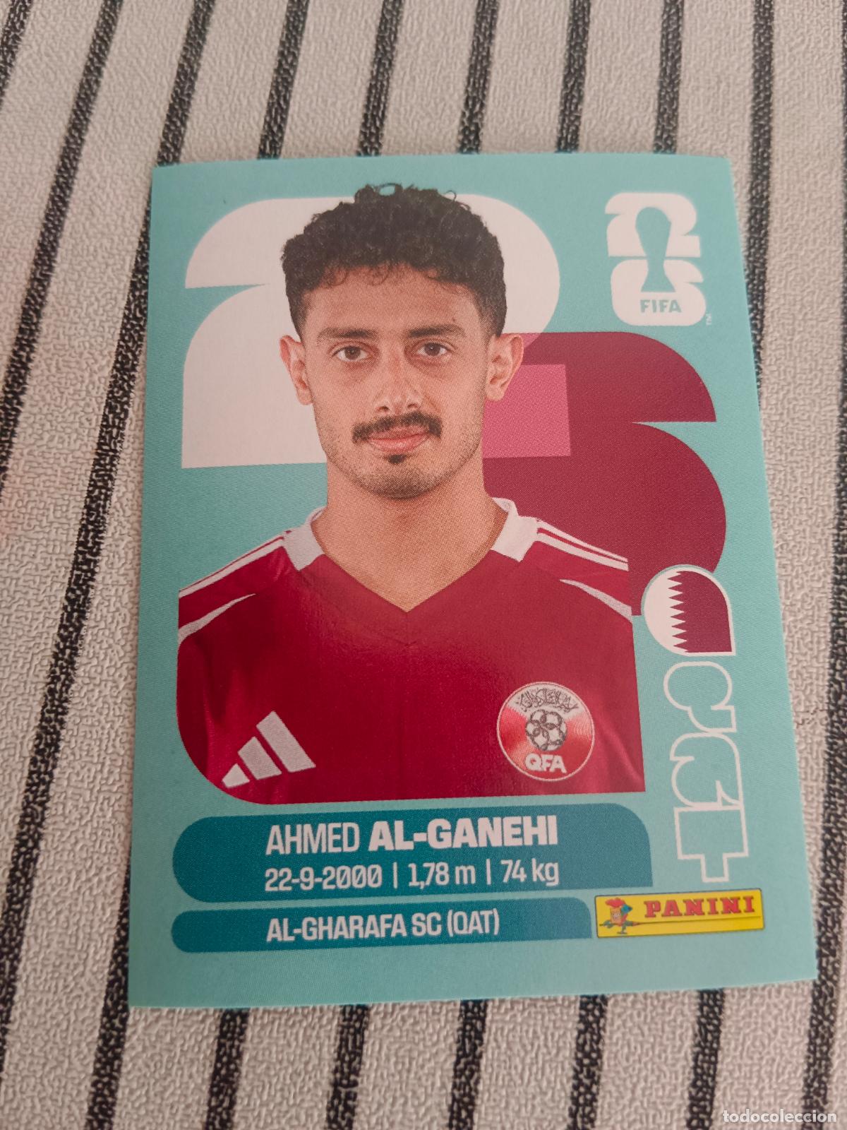 Cartes &agrave; collectionner de Football: MUNDIAL 2026 ESTADOS UNIDOS USA MEXICO MEJICO CANADA QAT 19 QAT19 AHMED AL-GANEHI QATAR FIFA