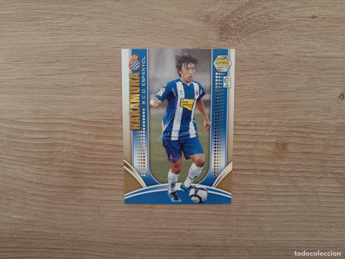 Cromos de Futebol: CROMO DE FUTBOL PANINI NAKAMURA SERIE ORO 102 ESPANYOL MEGACRACKS 2009 2010 09 10 D726