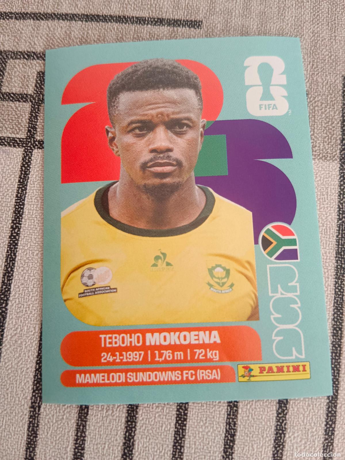 Cromos de f&uacute;tbol: MUNDIAL 2026 ESTADOS UNIDOS USA MEXICO MEJICO CANADA RSA 11 RSA11 TOBOHO MOKOENA SUD&Aacute;FRICA FIFA