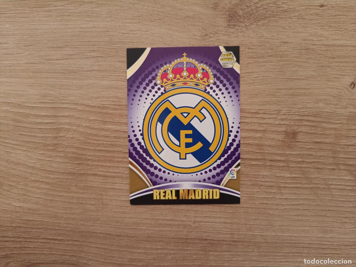 Cromos de f&uacute;tbol: CROMO DE FUTBOL PANINI ESCUDO 127 REAL MADRID MEGACRACKS 2009 2010 09 10 D726