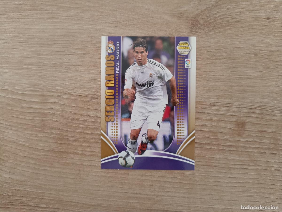 Cromos de f&uacute;tbol: CROMO DE FUTBOL PANINI SERGIO RAMOS 129 REAL MADRID MEGACRACKS 2009 2010 09 10 D726