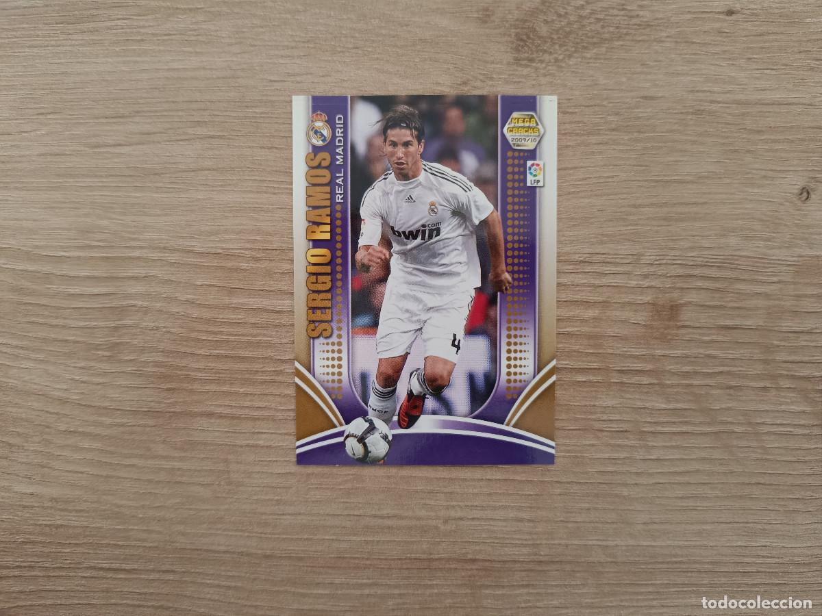 Cromos de f&uacute;tbol: CROMO DE FUTBOL PANINI SERGIO RAMOS 129 REAL MADRID MEGACRACKS 2009 2010 09 10 D726