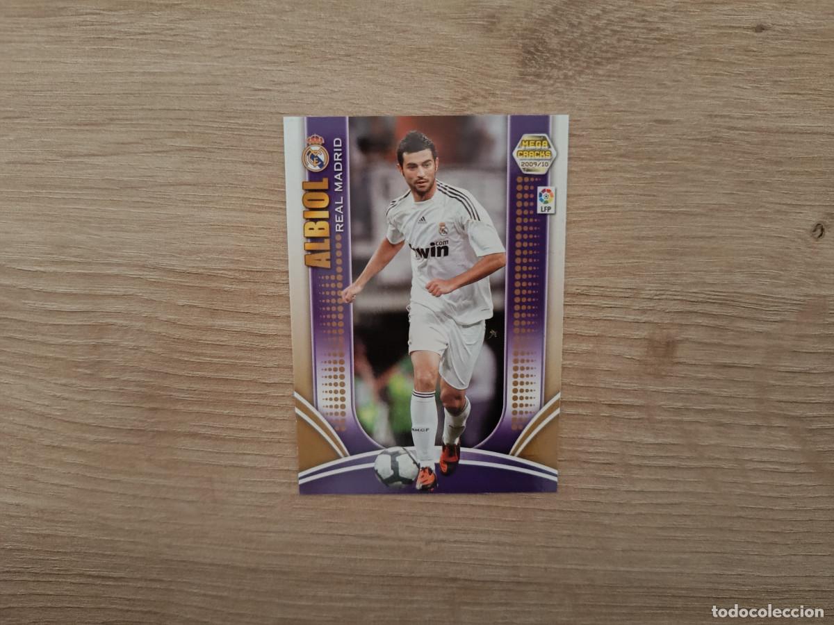 Cromos de f&uacute;tbol: CROMO DE FUTBOL PANINI ALBIOL 130 REAL MADRID MEGACRACKS 2009 2010 09 10 D726