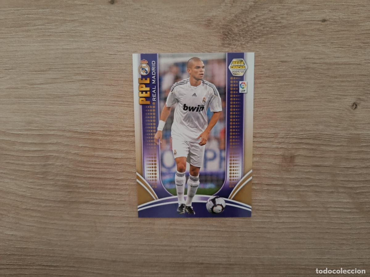 Cromos de f&uacute;tbol: CROMO DE FUTBOL PANINI PEPE 131 REAL MADRID MEGACRACKS 2009 2010 09 10 D726