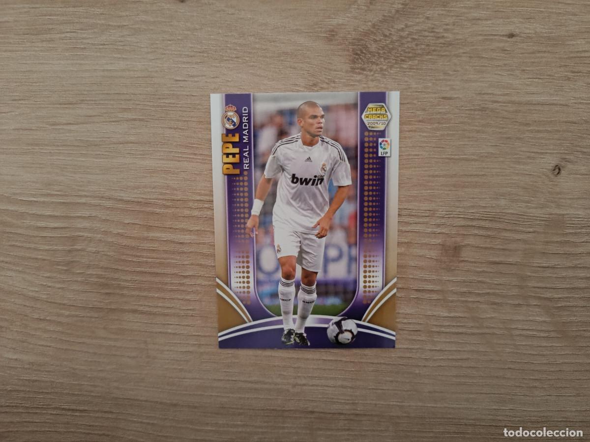 Cromos de f&uacute;tbol: CROMO DE FUTBOL PANINI PEPE 131 REAL MADRID MEGACRACKS 2009 2010 09 10 D726