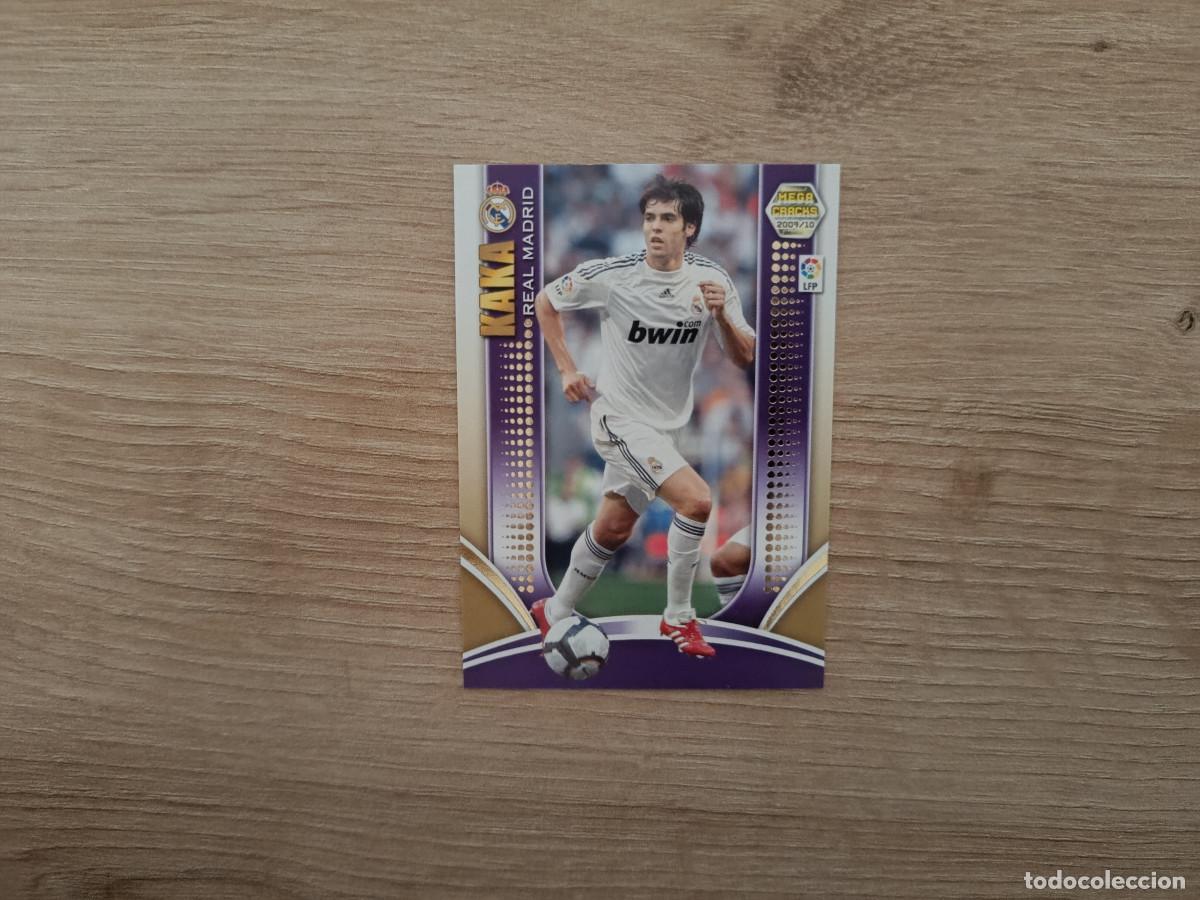 Cromos de f&uacute;tbol: CROMO DE FUTBOL PANINI KAKA SERIE ORO 140 REAL MADRID MEGACRACKS 2009 2010 09 10 D726