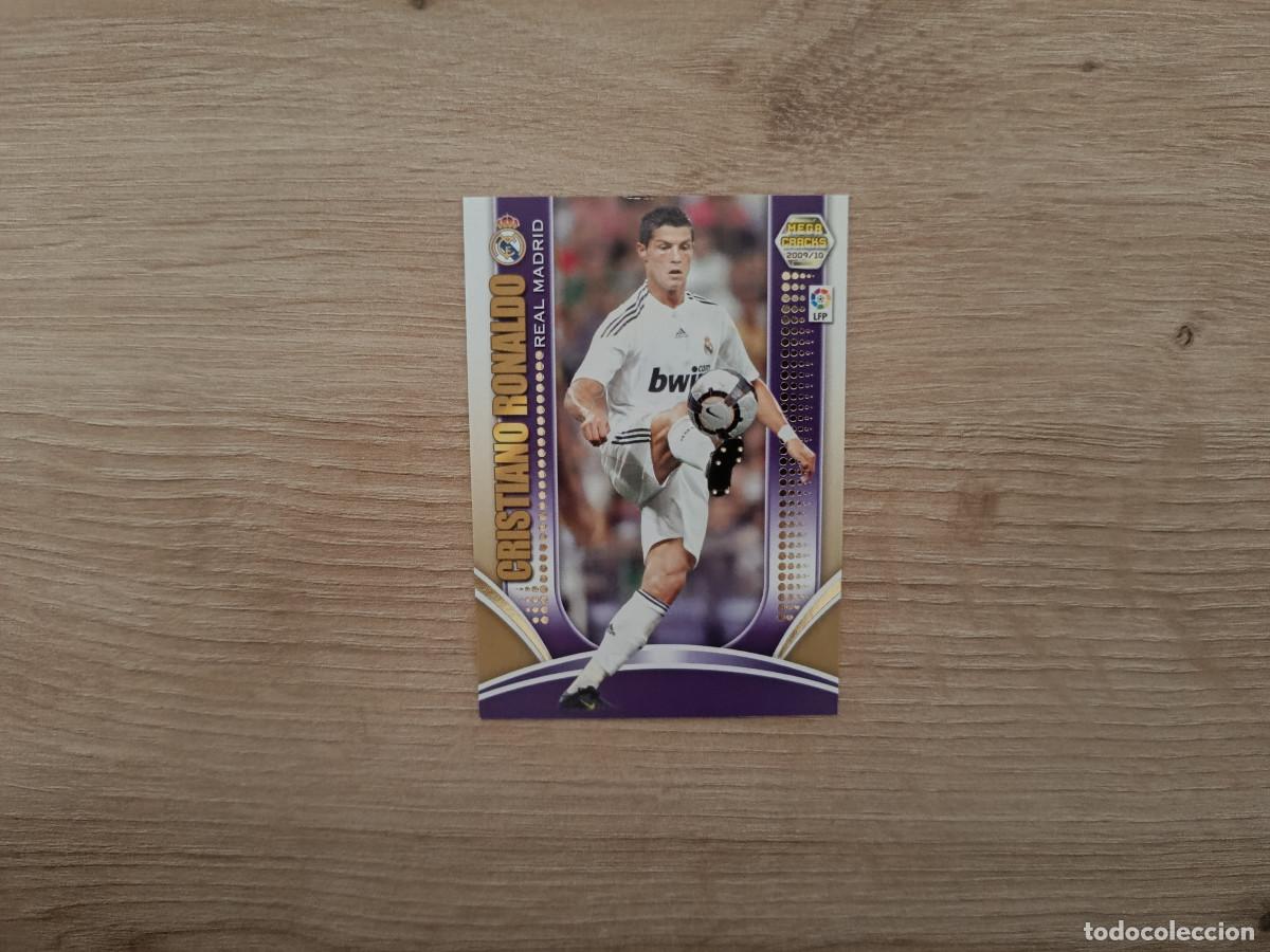 Cromos de f&uacute;tbol: CROMO DE FUTBOL PANINI CRISTIANO RONALDO SERIE ORO 141 REAL MADRID MEGACRACKS 2009 2010 09 10 D726