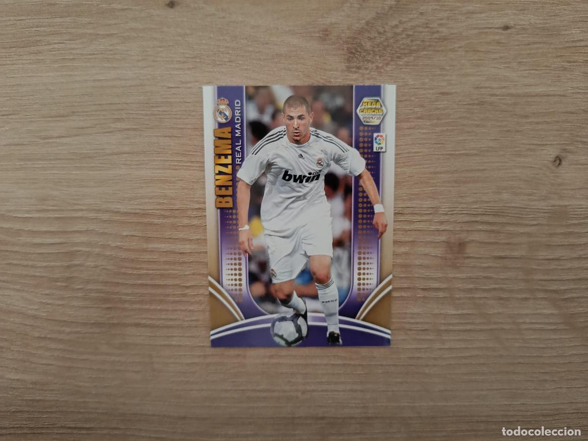 Cromos de f&uacute;tbol: CROMO DE FUTBOL PANINI BENZEMA 143 REAL MADRID MEGACRACKS 2009 2010 09 10 D726