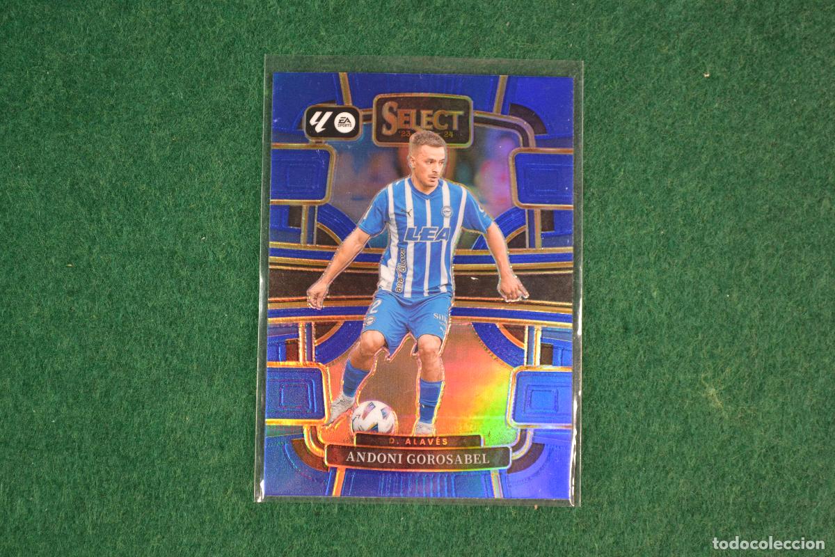 Cromos de Futebol: PANINI SELECT LA LIGA 2023-24 - 25 ANDONI GOROSABEL (REAL SOCIEDAD) PARALELA BLUE AZUL