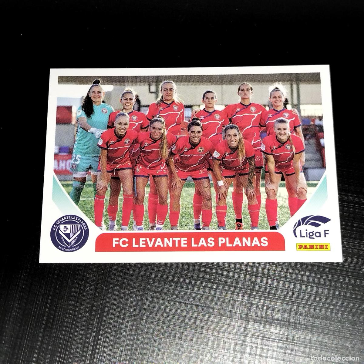 Cromos de Futebol: N&ordm; 143 ALINEACION EQUIPO FC LEVANTE LAS PLANAS CROMOS LIGA F FEMENINA PANINI 2023 2024 23 24