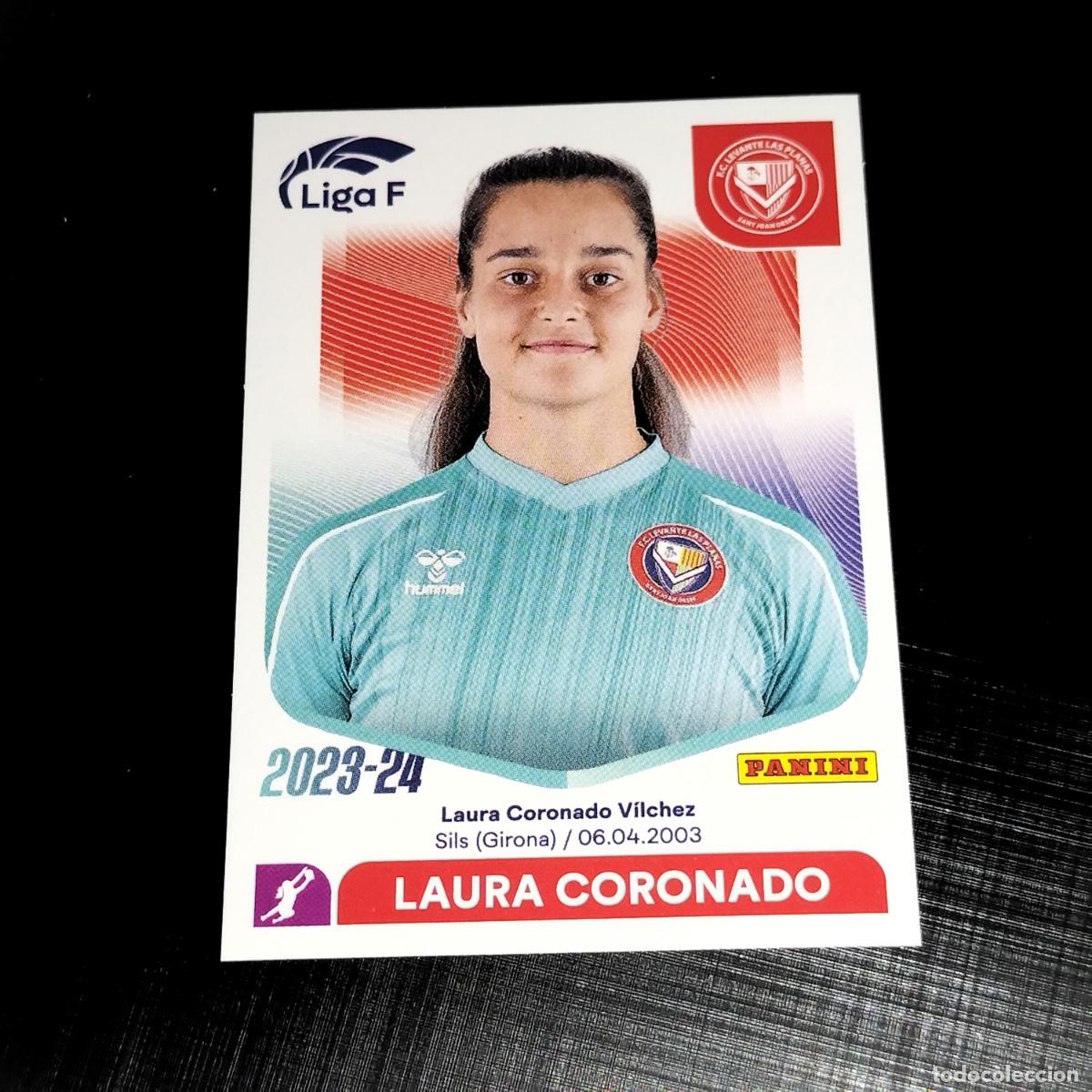 Cromos de Futebol: N&ordm; 145 LAURA CORONADO FC LEVANTE LAS PLANAS CROMOS LIGA F FEMENINA PANINI 2023 2024 23 24