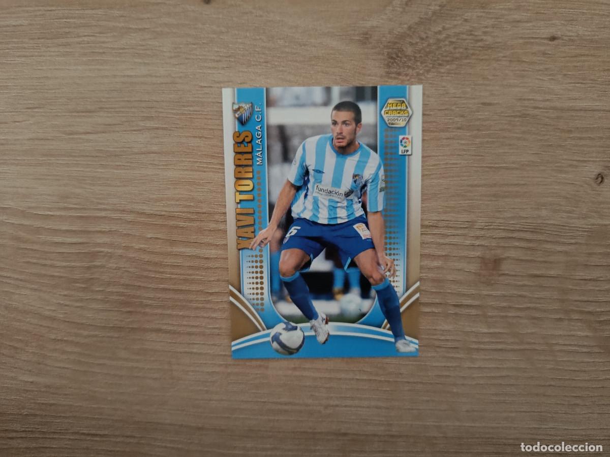 Cromos de Futebol: CROMO DE FUTBOL PANINI XAVI TORRES 154 MALAGA MEGACRACKS 2009 2010 09 10 D726