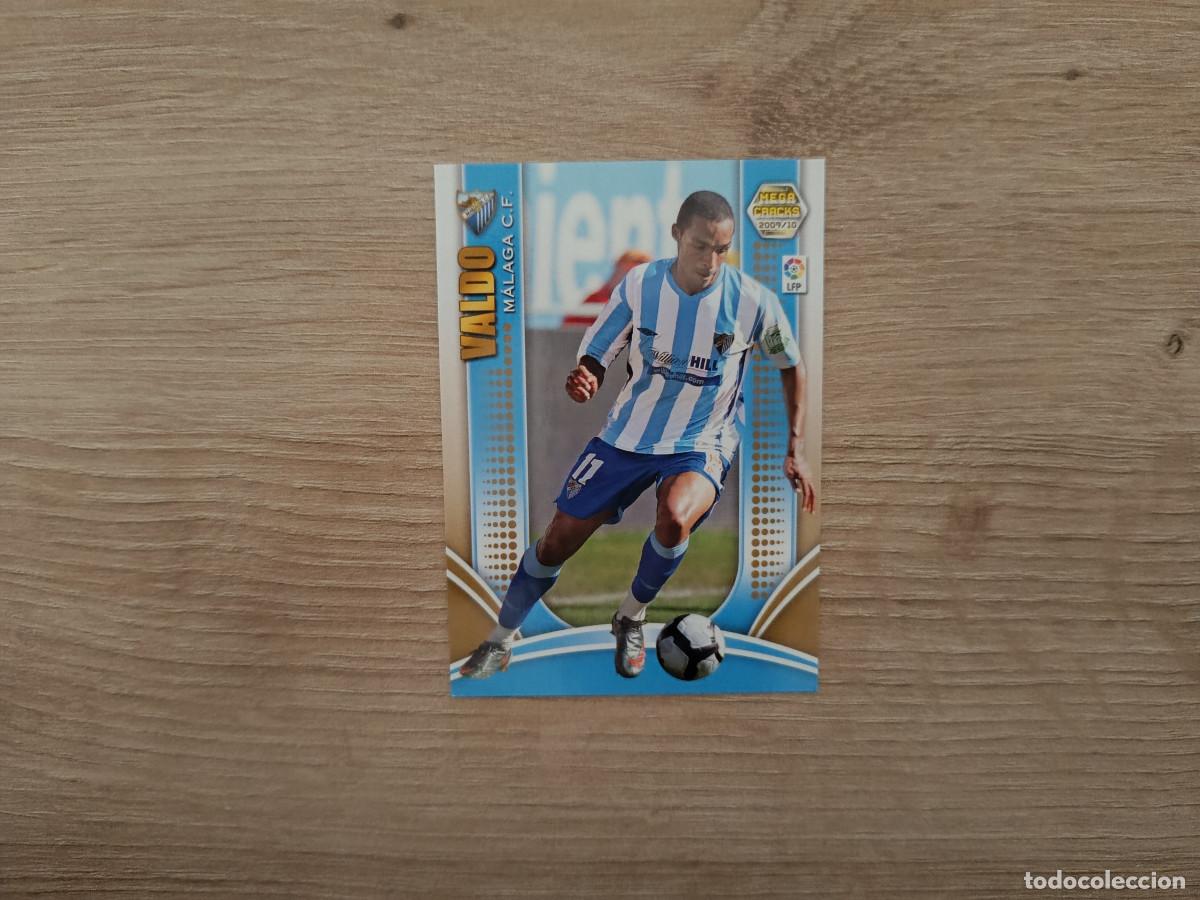 Cromos de f&uacute;tbol: CROMO DE FUTBOL PANINI VALDO 155 MALAGA MEGACRACKS 2009 2010 09 10 D726