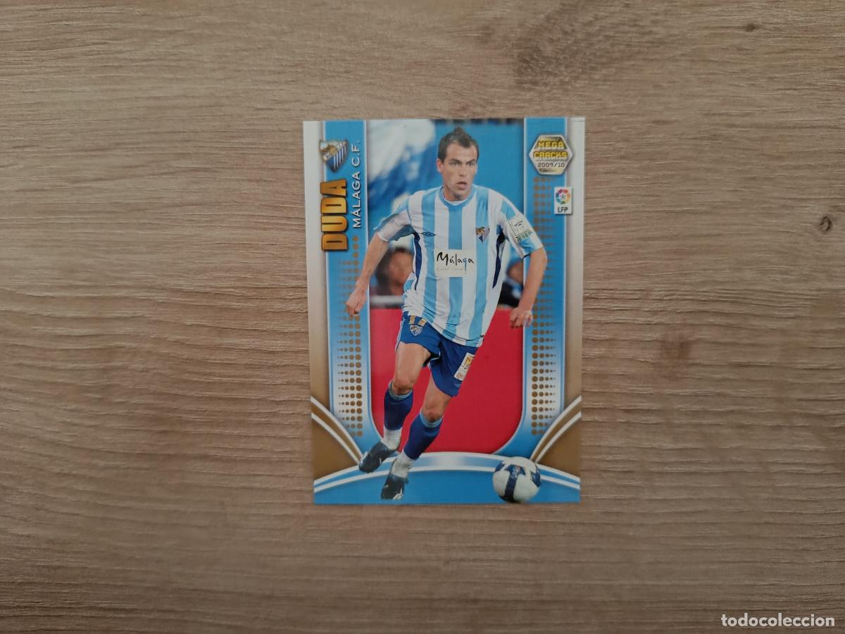 Cromos de f&uacute;tbol: CROMO DE FUTBOL PANINI DUDA 156 MALAGA MEGACRACKS 2009 2010 09 10 D726