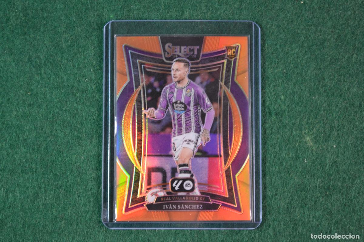 Cromos de f&uacute;tbol: PANINI SELECT LA LIGA 2024-25 - 77 IVAN SANCHEZ (REAL VALLADOLID) PARALELA ORANGE NUMERADA 31/49