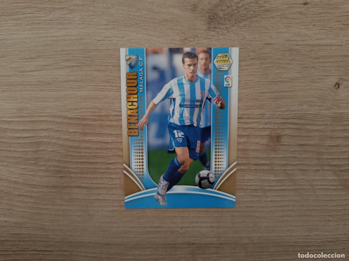 Cromos de f&uacute;tbol: CROMO DE FUTBOL PANINI BENACHOUR 157 MALAGA MEGACRACKS 2009 2010 09 10 D726