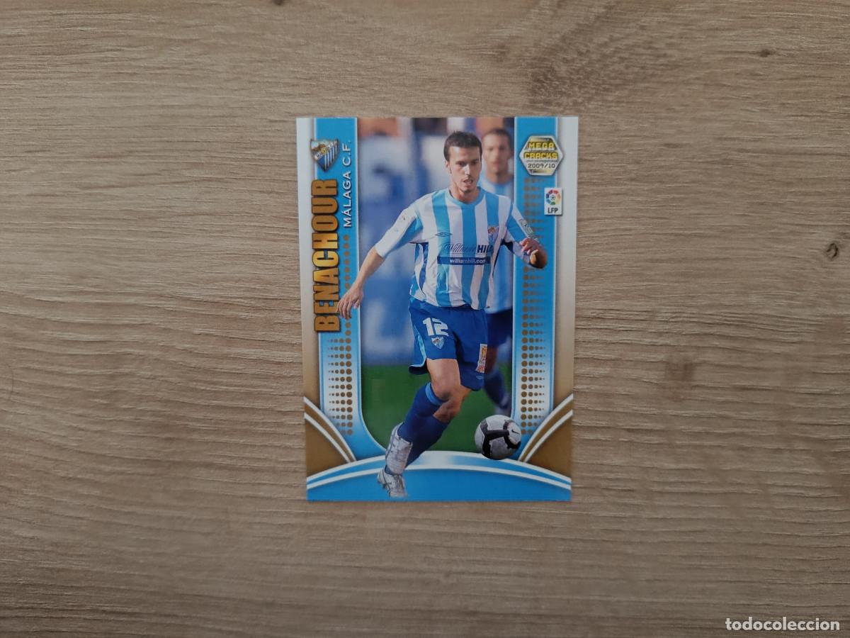 Cromos de f&uacute;tbol: CROMO DE FUTBOL PANINI BENACHOUR 157 MALAGA MEGACRACKS 2009 2010 09 10 D726