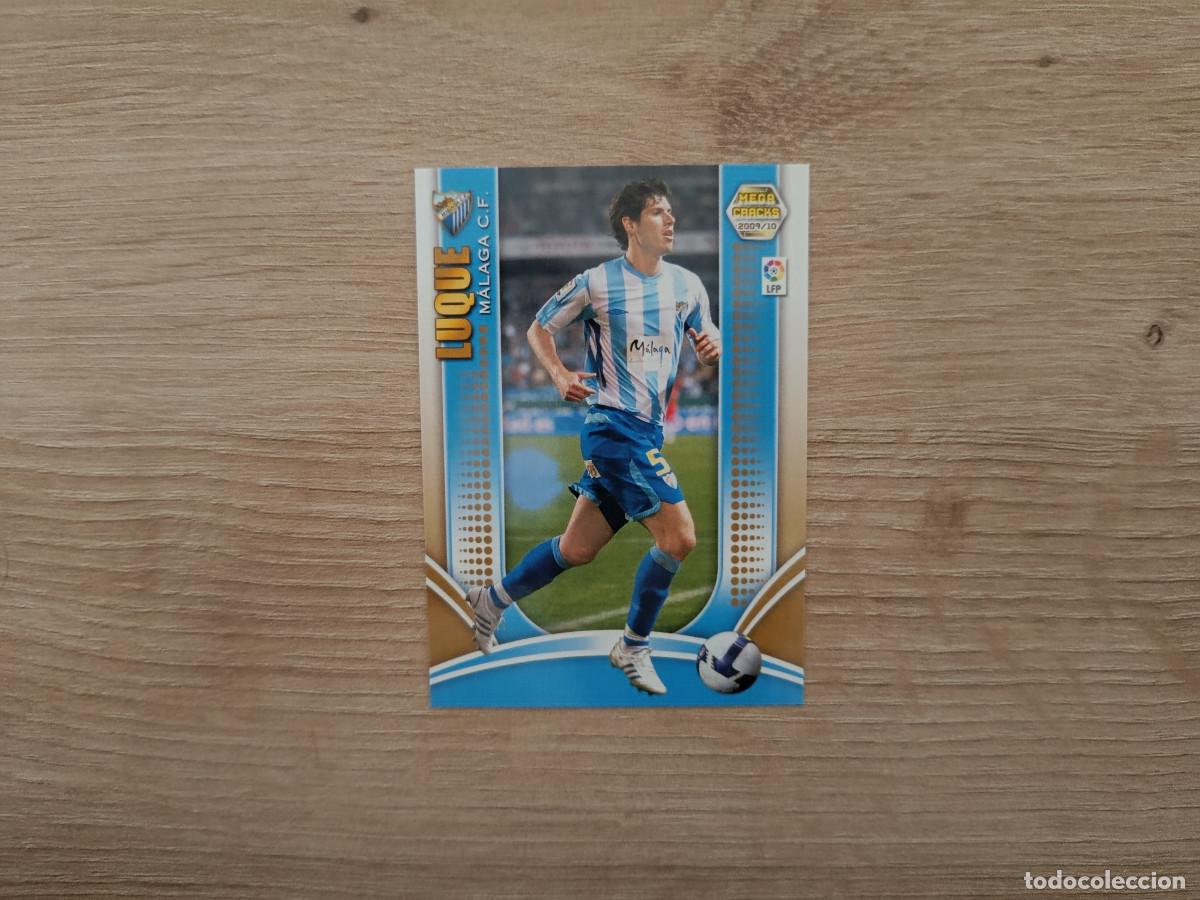 Cromos de f&uacute;tbol: CROMO DE FUTBOL PANINI LUQUE 159 MALAGA MEGACRACKS 2009 2010 09 10 D726