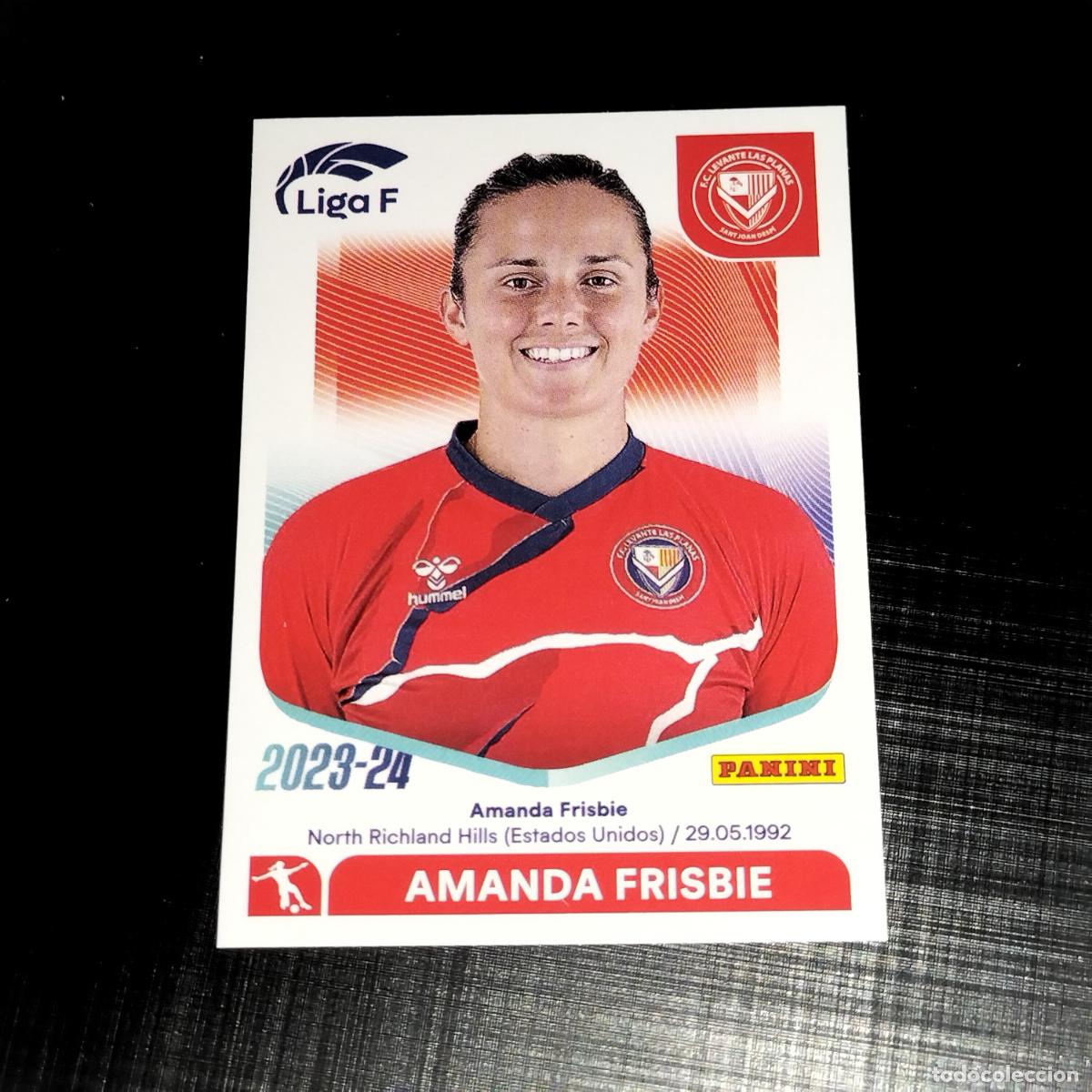 Cromos de f&uacute;tbol: N&ordm; 149 A AMANDA FRISBIE FC LEVANTE LAS PLANAS CROMOS LIGA F FEMENINA PANINI 2023 2024 23 24