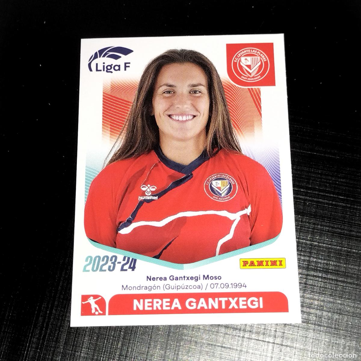 Cromos de f&uacute;tbol: N&ordm; 149 B NEREA GANTXEGI FC LEVANTE LAS PLANAS CROMOS LIGA F FEMENINA PANINI 2023 2024 23 24