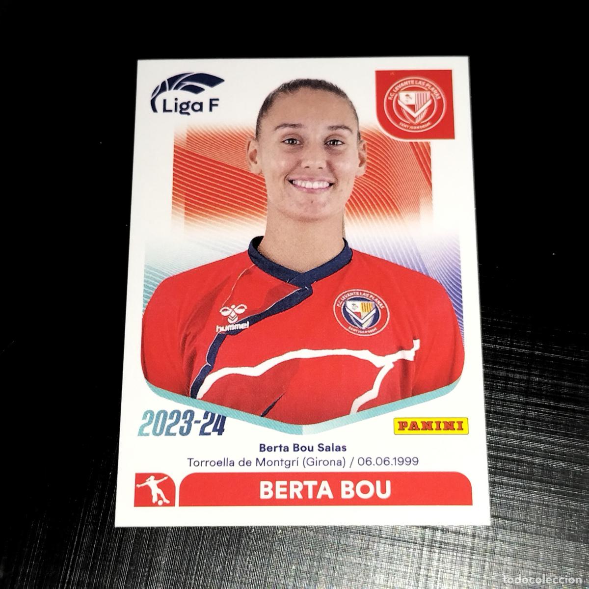 Cromos de f&uacute;tbol: N&ordm; 150 BERTA BOU FC LEVANTE LAS PLANAS CROMOS LIGA F FEMENINA PANINI 2023 2024 23 24