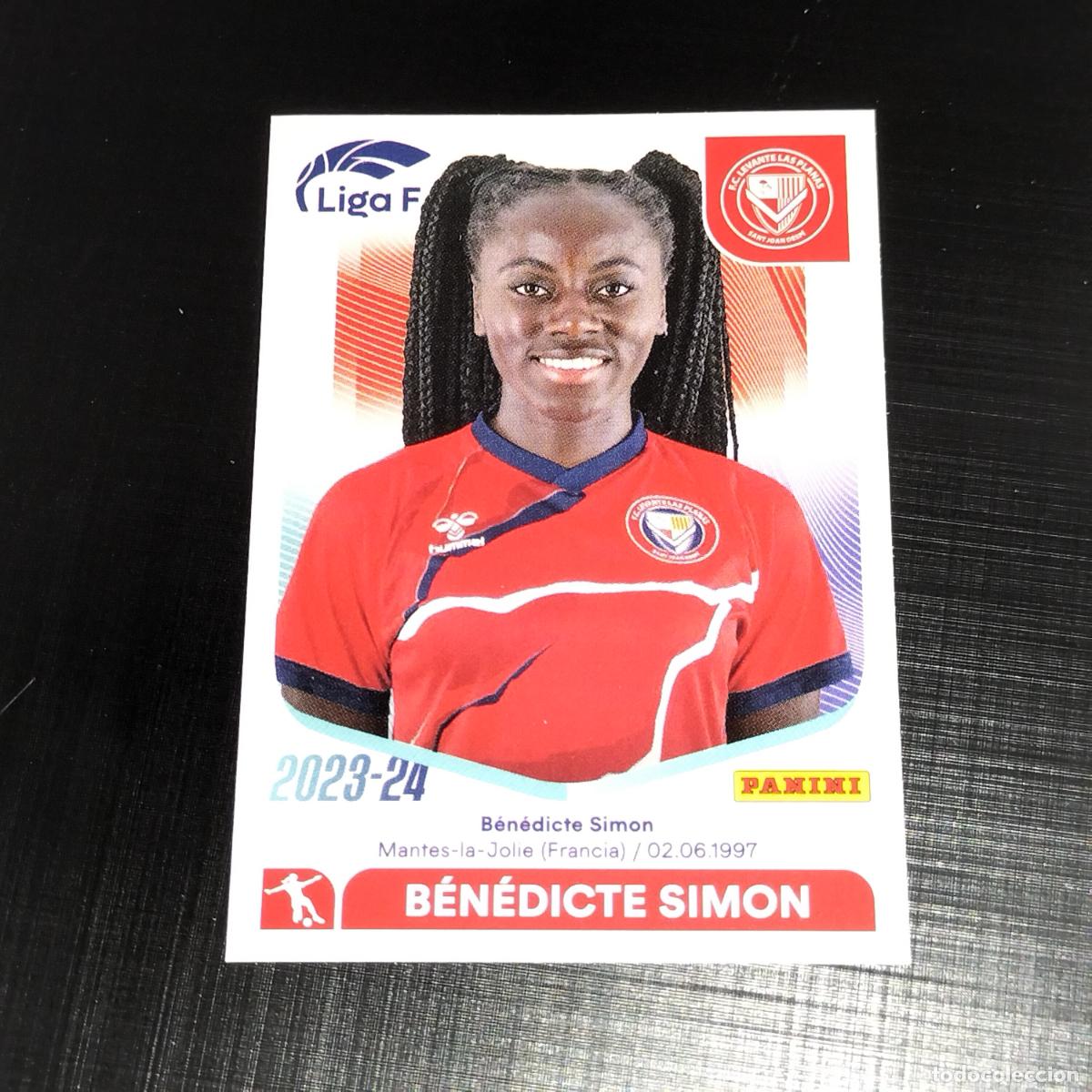 Cromos de f&uacute;tbol: N&ordm; 151 BENEDICTE SIMON FC LEVANTE LAS PLANAS CROMOS LIGA F FEMENINA PANINI 2023 2024 23 24
