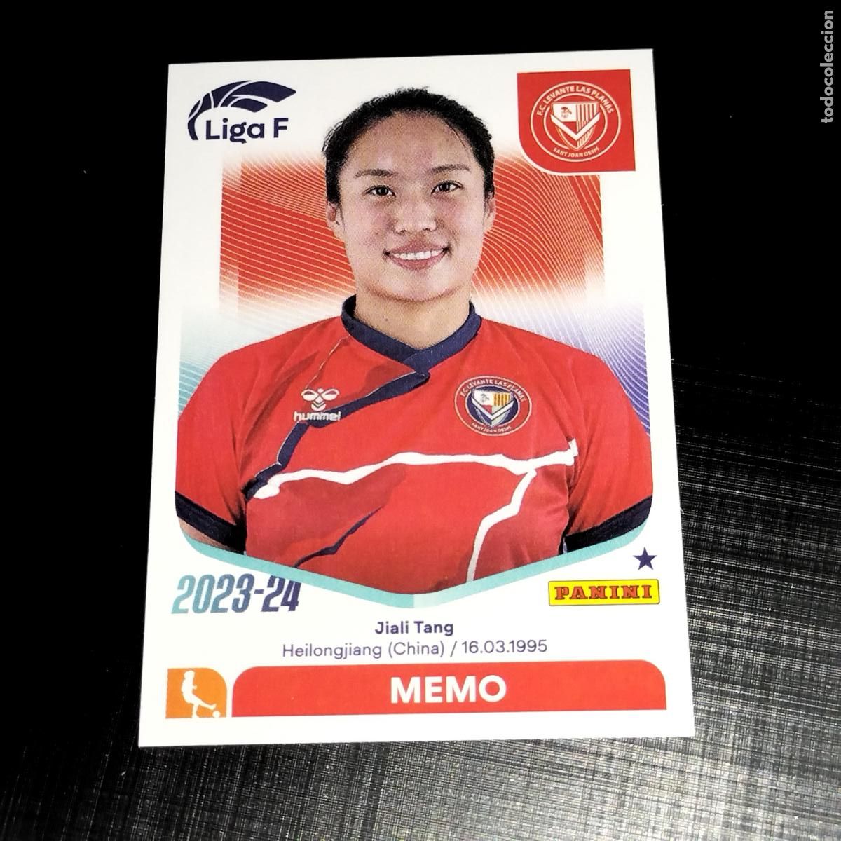 Football Stickers: N&ordm; 155 MEMO FC LEVANTE LAS PLANAS CROMOS LIGA F FEMENINA PANINI 2023 2024 23 24