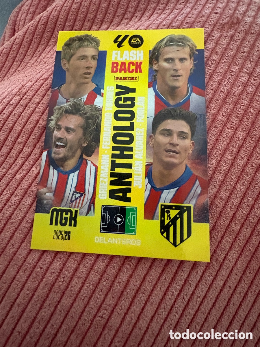 Football Stickers: 434 ANTHOLOGY (Atl&eacute;tico de Madrid). Liga 2025 2026 25 26 Megacracks (Panini) NUEVO