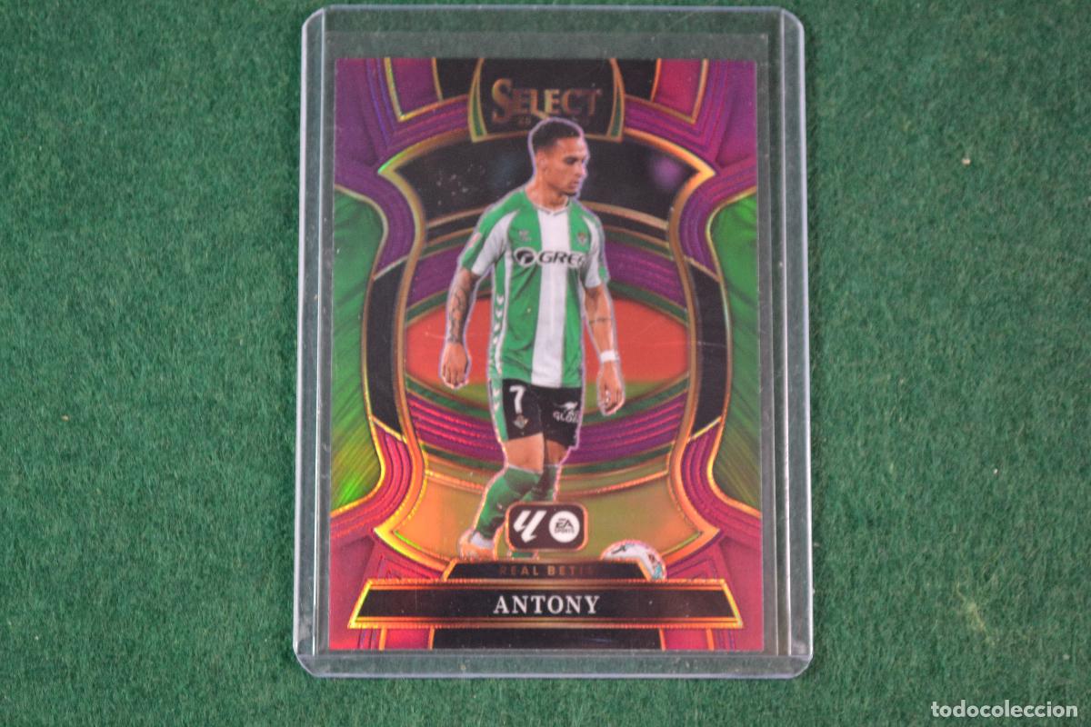 Cromos de f&uacute;tbol: PANINI SELECT LA LIGA 2025-26 - 29 ANTONY (REAL BETIS) PARALELA PURPLE NUMERADA 040/125