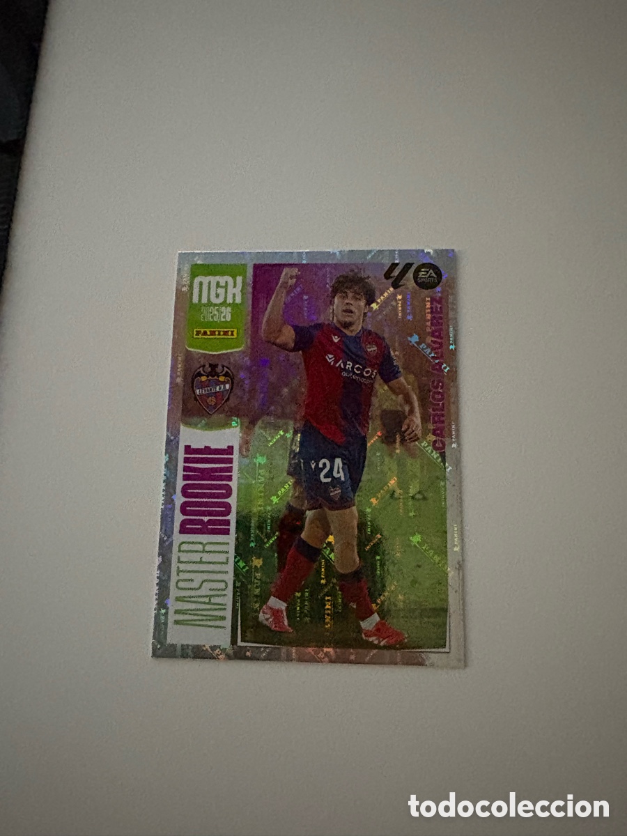 Cromos de f&uacute;tbol: N&ordm; 407 Carlos &Aacute;lvarez Master Rookie Levante UD Megacracks 25 26