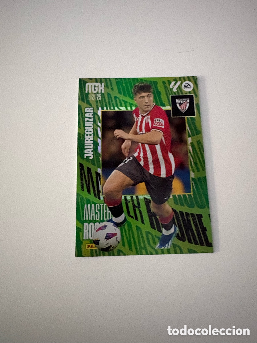 Cromos de f&uacute;tbol: 417 JAUREGUIZAR JAUREGIZAR ATHLETIC BILBAO MASTER ROOKIE ⚽ PANINI LIGA MEGACRACKS 24 25 2024 2025 ⚽