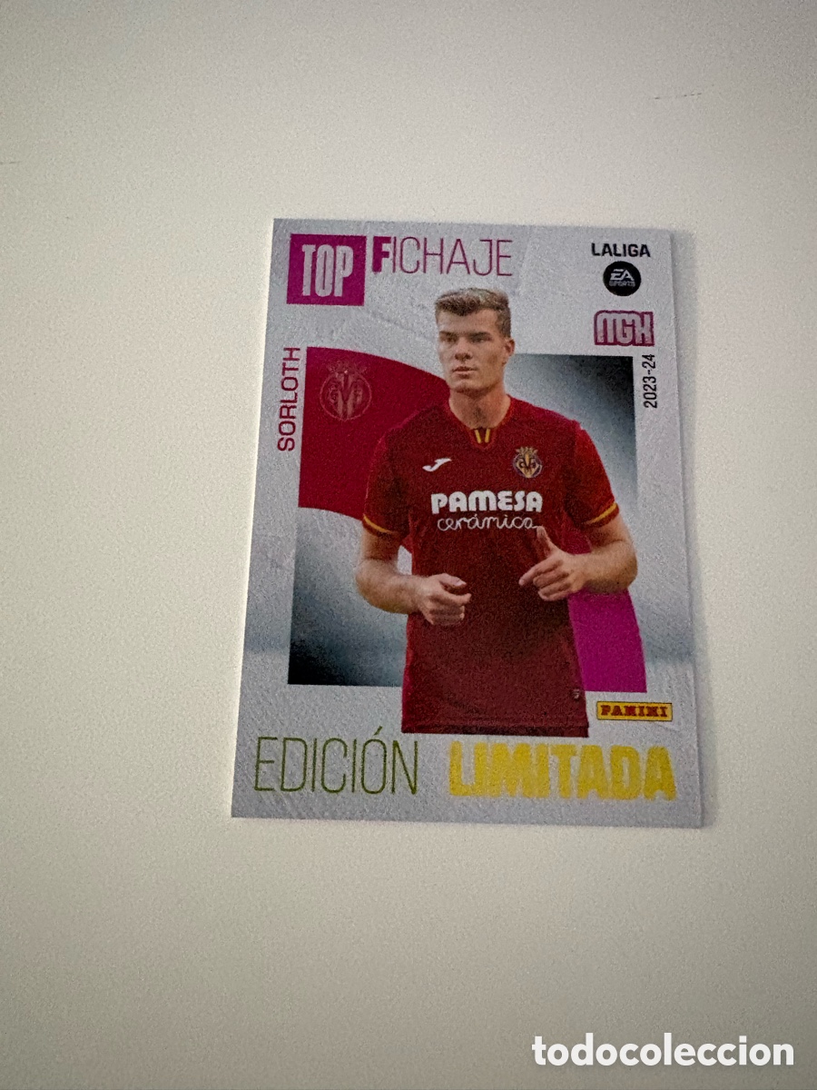 Cromos de f&uacute;tbol: TOP FICHAJE EDICI&Oacute;N LIMITADA SORLOTH MEGACRACKS 2023 2024