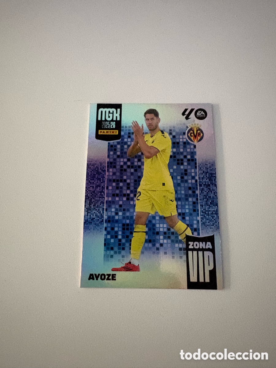 Cromos de f&uacute;tbol: N&ordm; 388 Ayoze Zona Vip Villarreal CF Megacracks 25 26