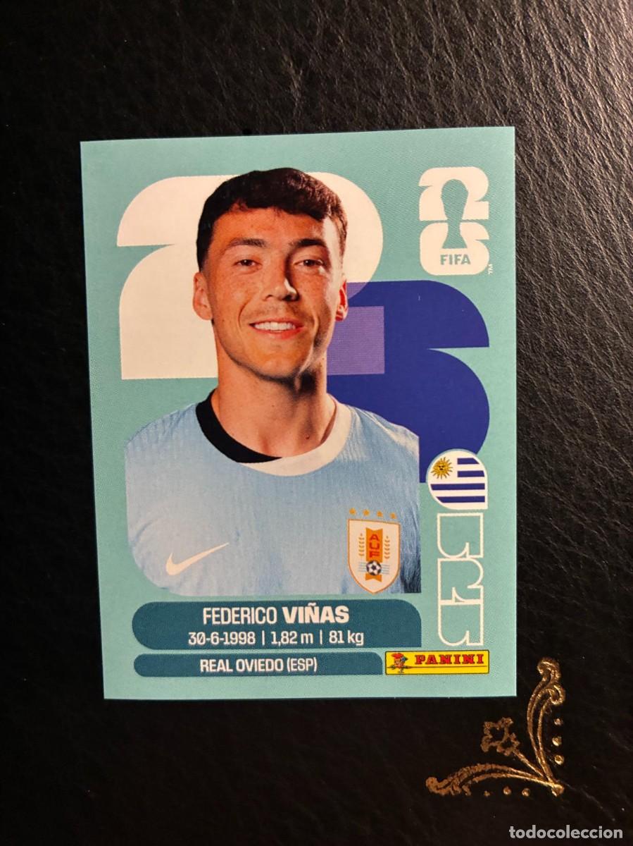 Cromos de f&uacute;tbol: URU 18 FEDERICO VI&Ntilde;AS URU18 URUGUAY FIFA WORLD CUP MUNDIAL 2026 26 PANINI
