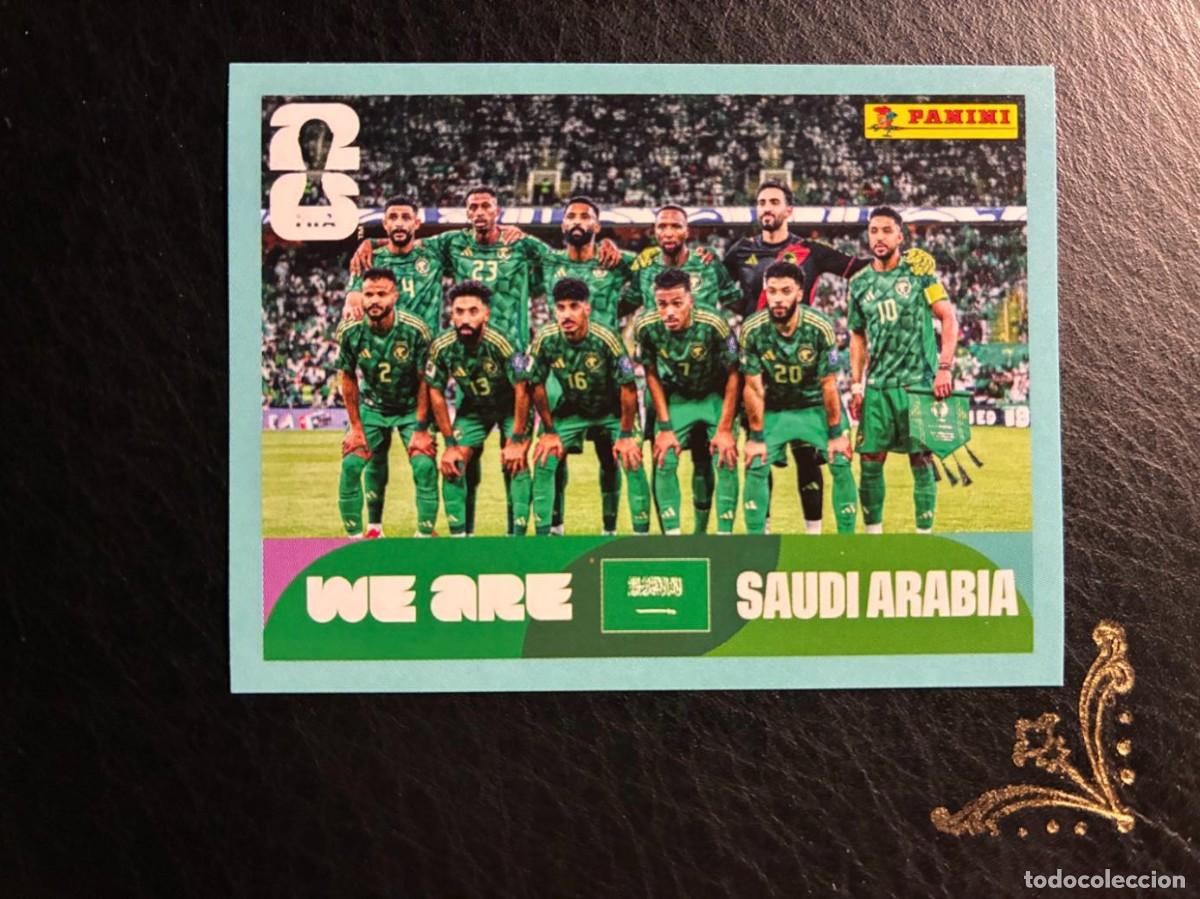 Cromos de f&uacute;tbol: KSA 13 EQUIPO PLANTILLA ALINEACION KSA13 ARABIA SAUDI FIFA WORLD CUP MUNDIAL 2026 26 PANINI