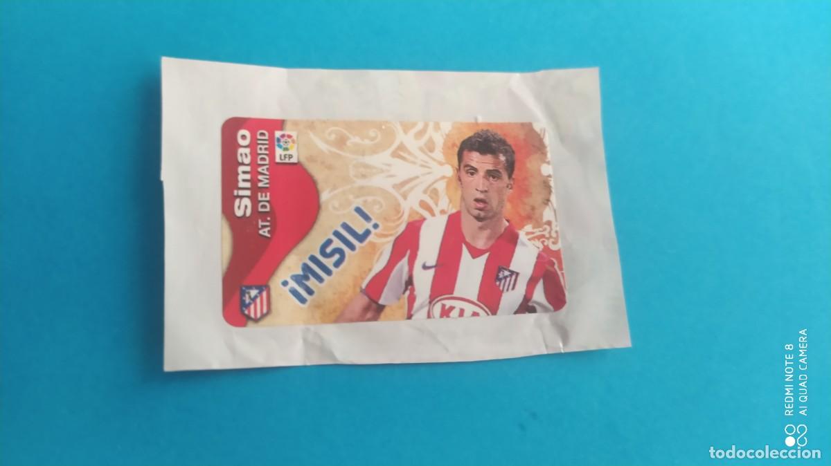 Cromos de f&uacute;tbol: ATLETICO DE MADRID SIMAO MISIL CHICLE LIGA 09 10 , 2009 2010 -N2