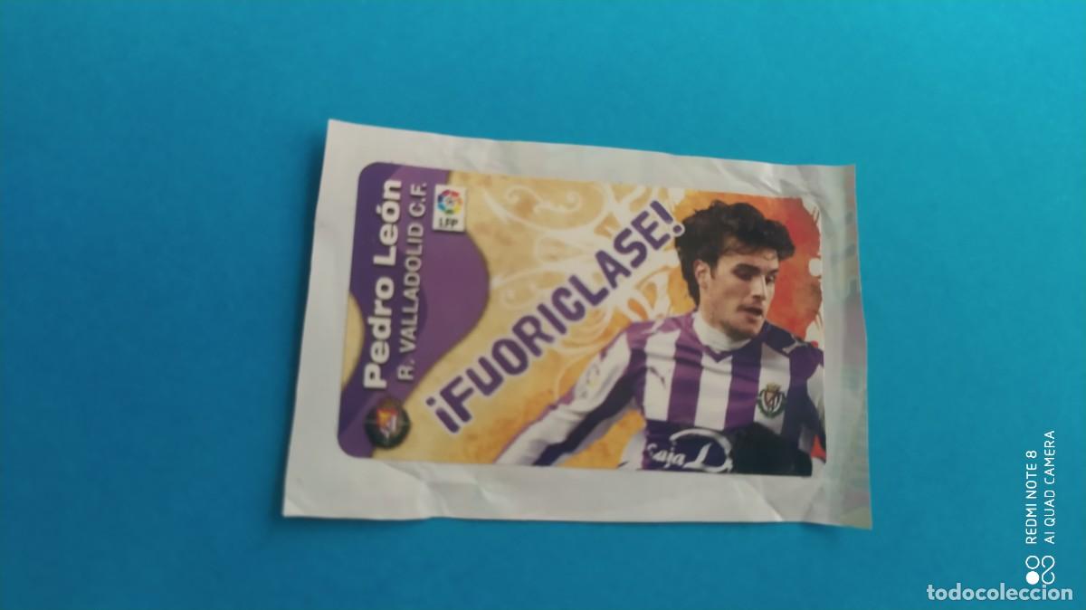 Cromos de f&uacute;tbol: VALLADOLID PEDRO LEON CHICLE LIGA 09 10 , 2009 2010 -N2