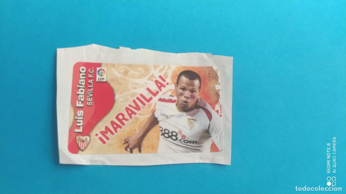Cromos de f&uacute;tbol: SEVILLA LUIS FABIANO CHICLE LIGA 09 10 , 2009 2010 -N2