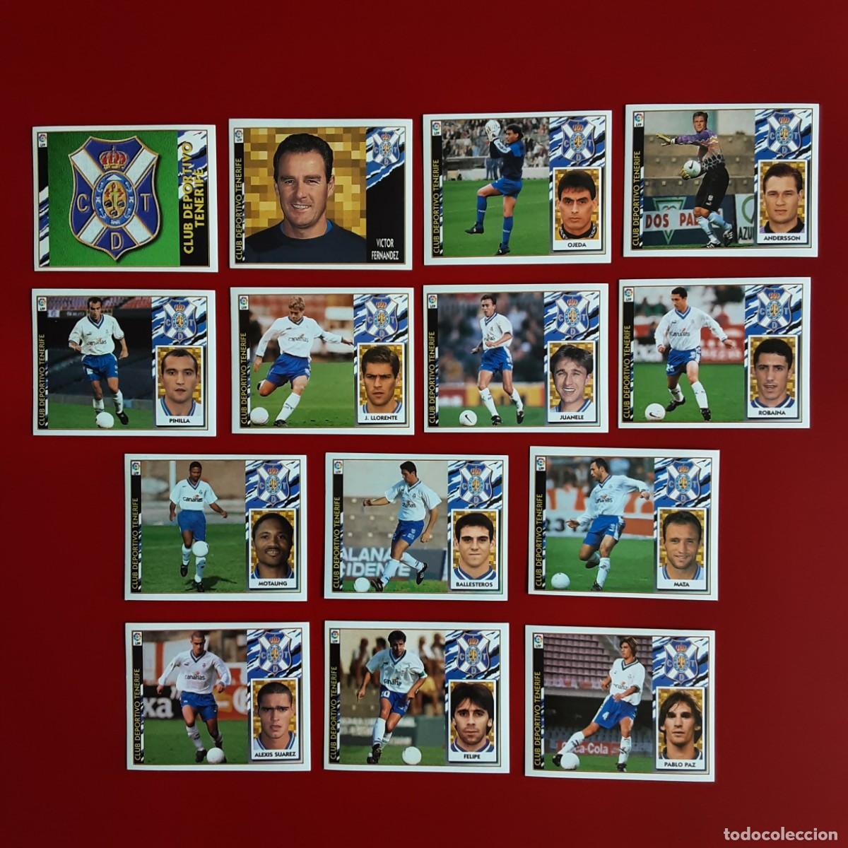 Cromos de f&uacute;tbol: EQUIPO CASI COMPLETO TENERIFE LIGA TEMPORADA 1997 1998 97 98 EDICIONES ESTE NUNCA PEGADO