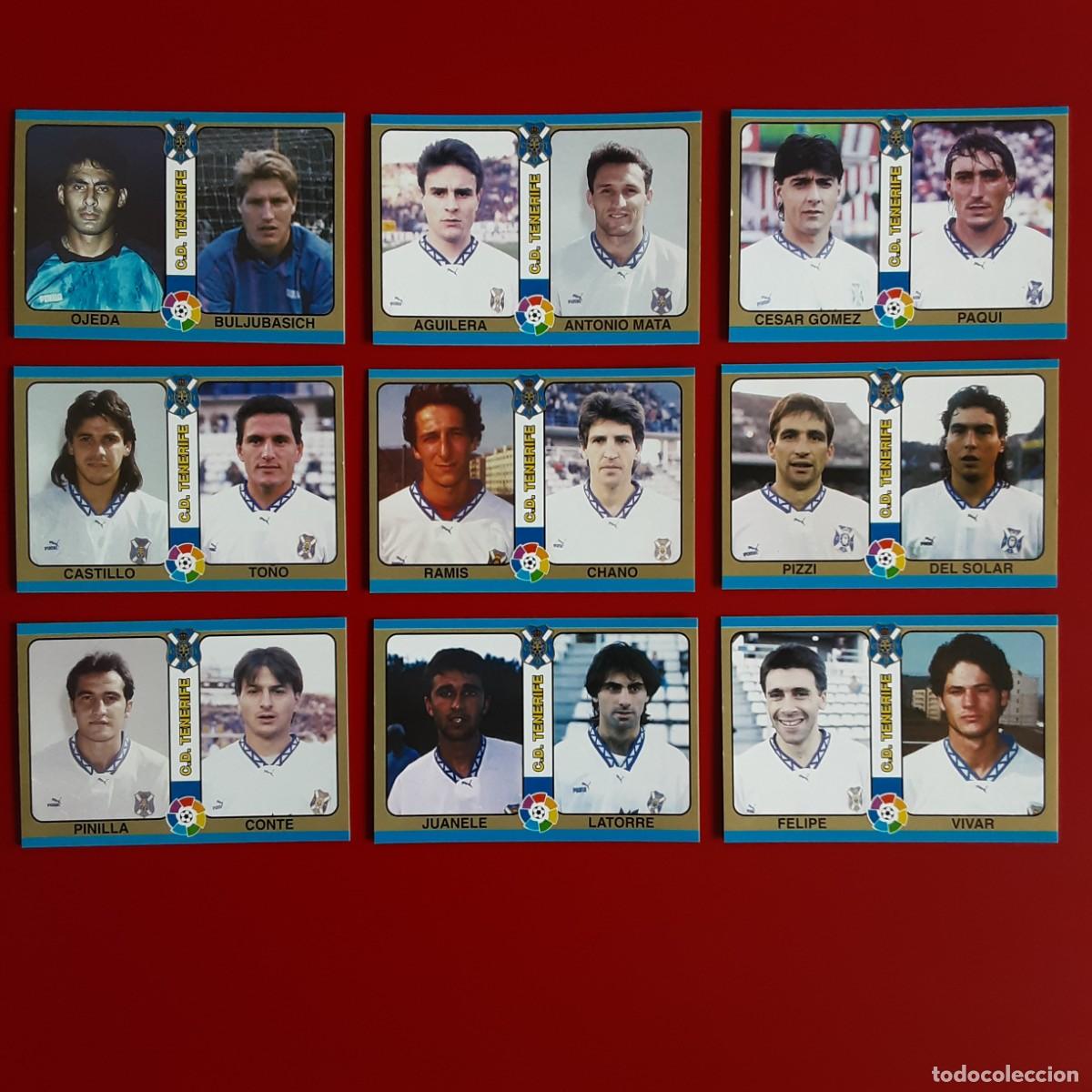 Football Stickers: EQUIPO COMPLETO TENERIFE LIGA TEMPORADA 1994 1995 94 95 MUNDICROMO SPORT MC 1&ordm; Y 2&ordm; DIVISION